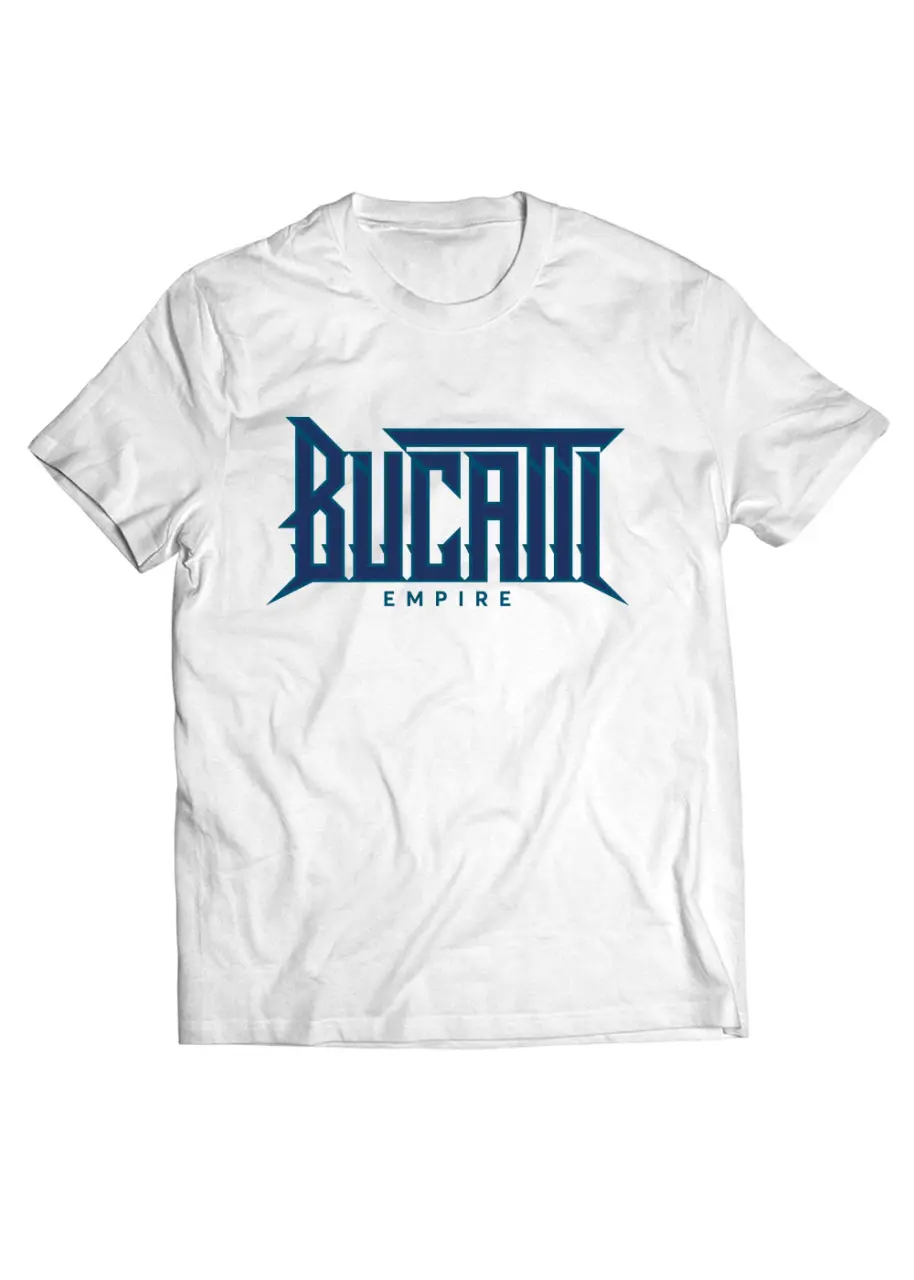 T-shirt white_Bucatti Empire Logo Blue_fata.jpg
