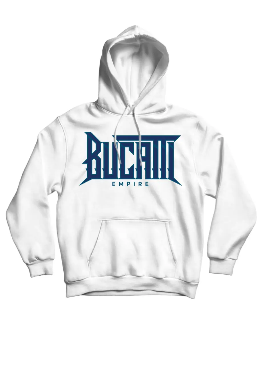 Hoodie white_Bucatti Empire Logo Blue_fata.jpg